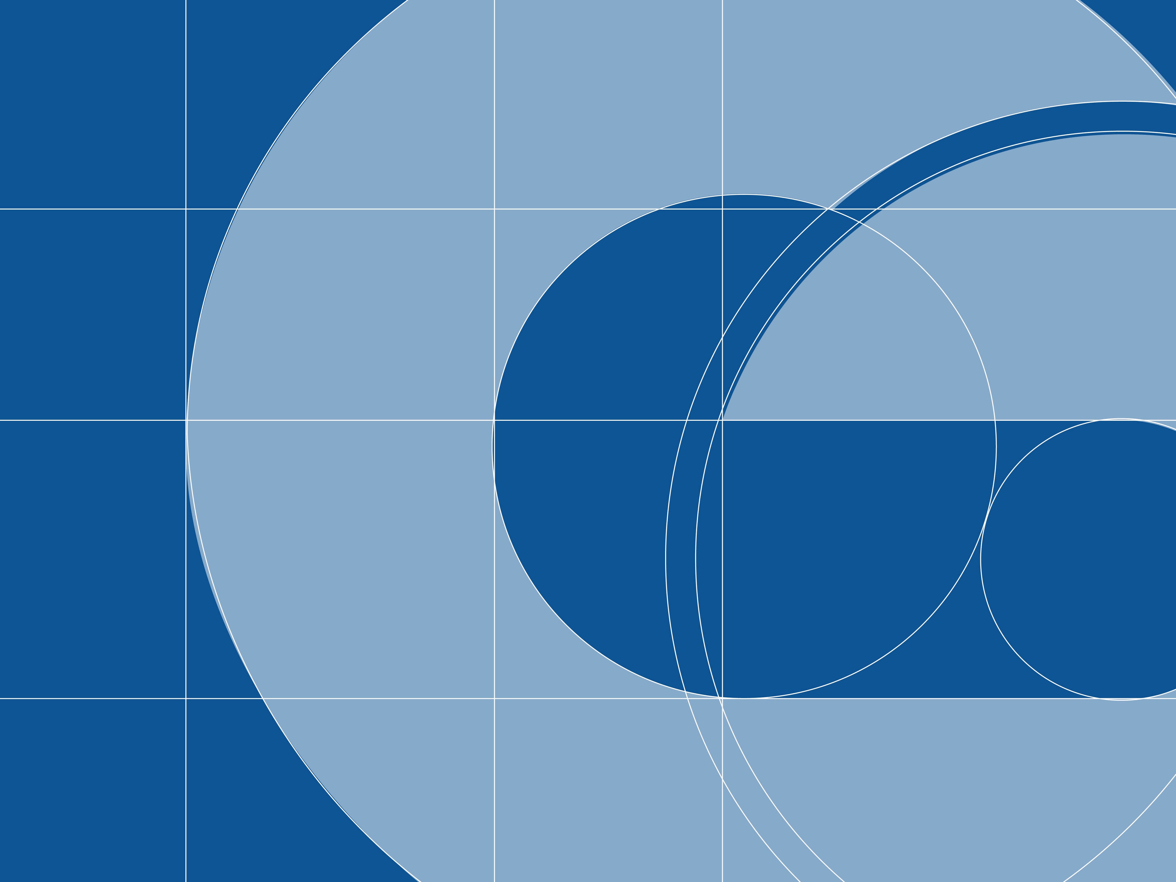 Large CloudLeads cloud-and-C monogram in white on a Venice-blue construction grid